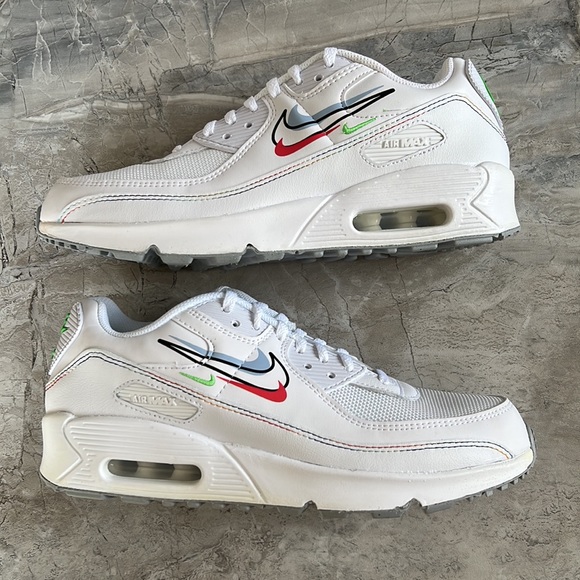 New Nike Air Max 90 white sneakers shoes - Picture 2 of 8